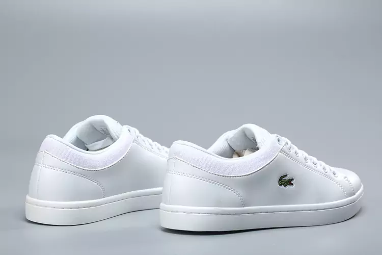 lacoste europa sneaker all white